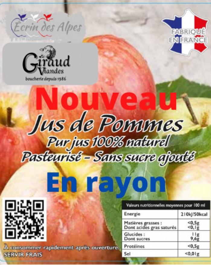 Jus de pommes 3l