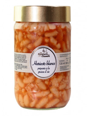 HARICOTS BLANCS TOMATE ET GRAISSE OIE  